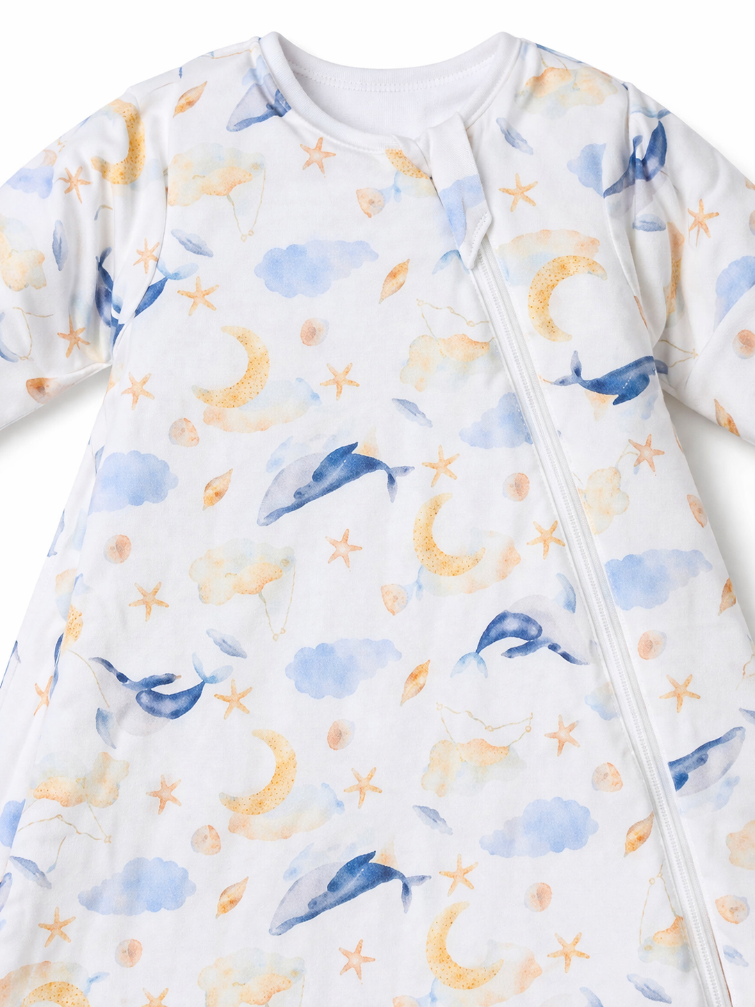 Gigoteuse d'hiver motif baleine