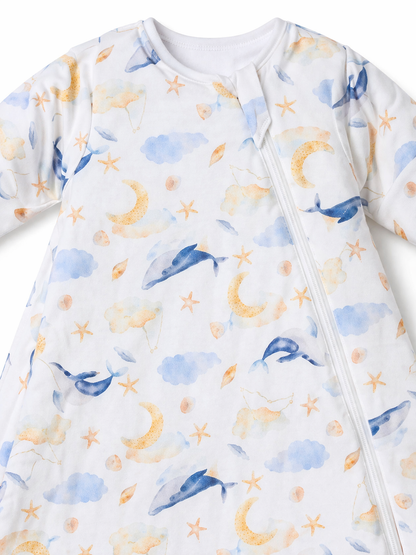 Gigoteuse d'hiver motif baleine