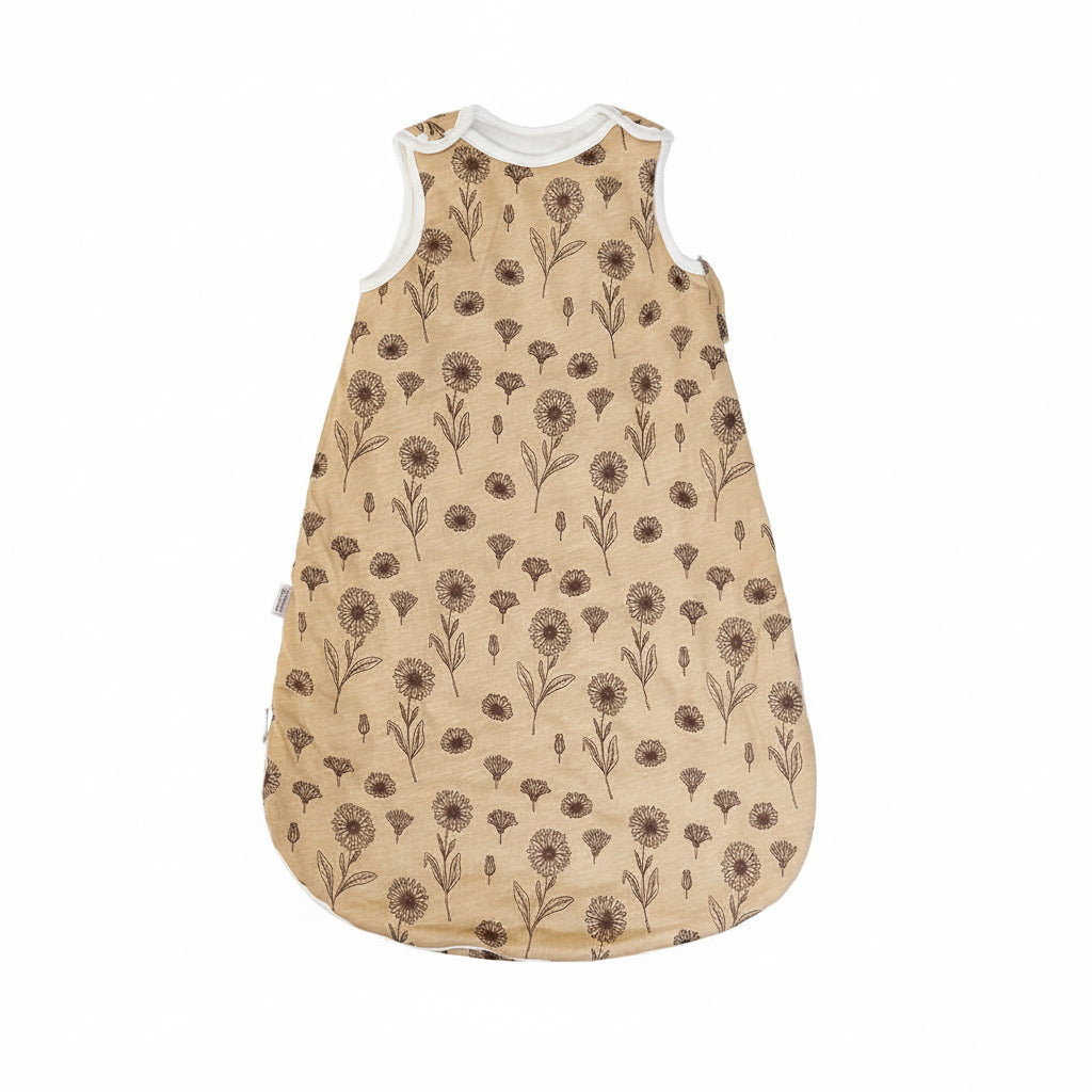 Gigoteuse sans manches en coton bambou - Beige