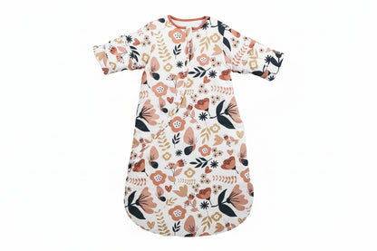 Gigoteuse d'hiver motif Fleurs