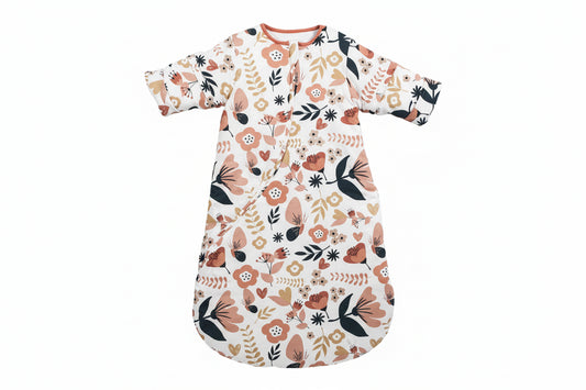 Gigoteuse d'hiver motif Fleurs