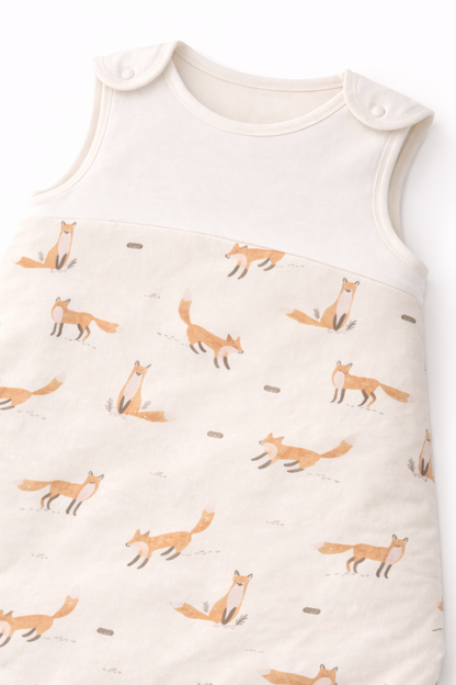 Gigoteuse sans manche en coton fin - Fox