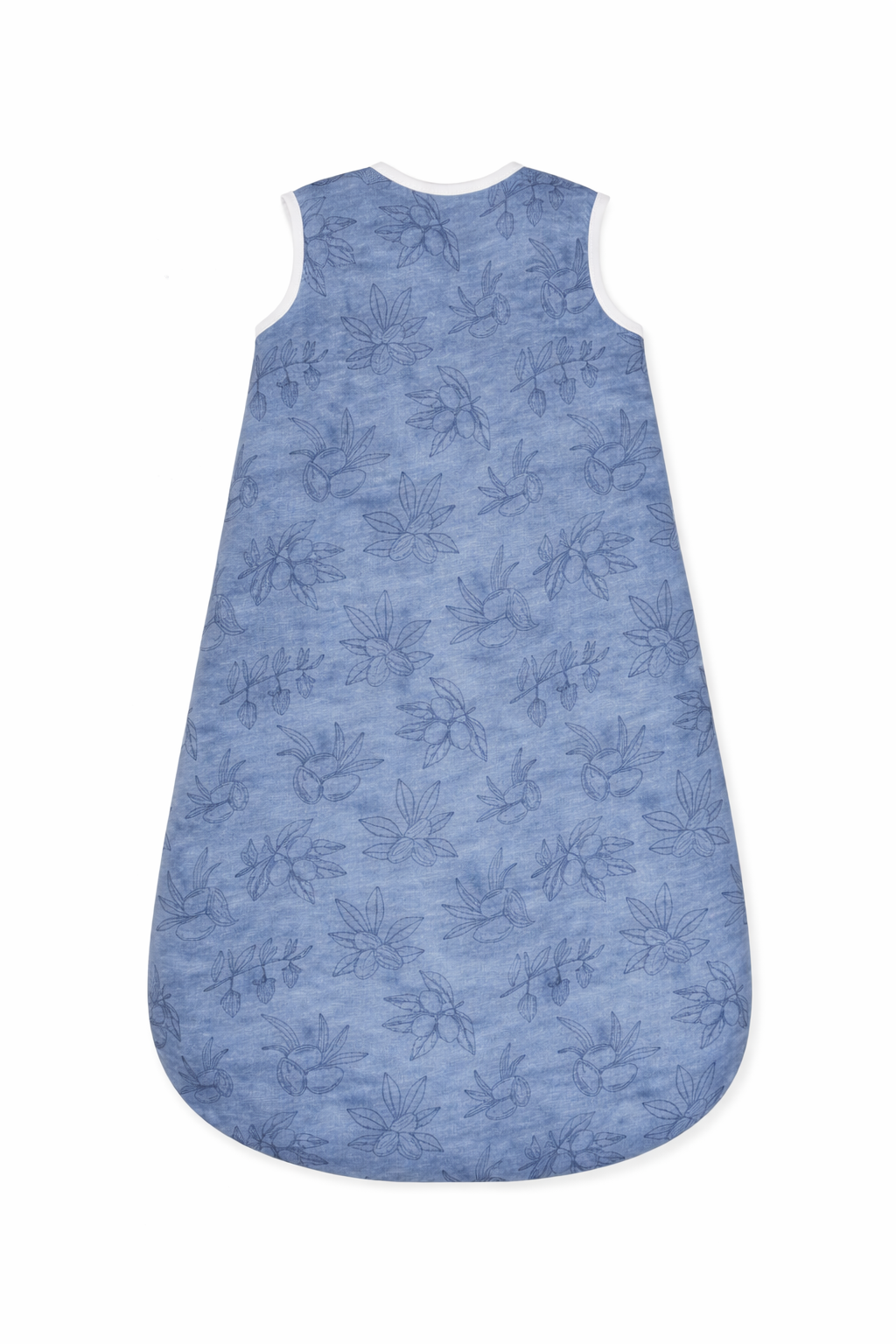 Gigoteuse sans manches en coton bambou - Bleu