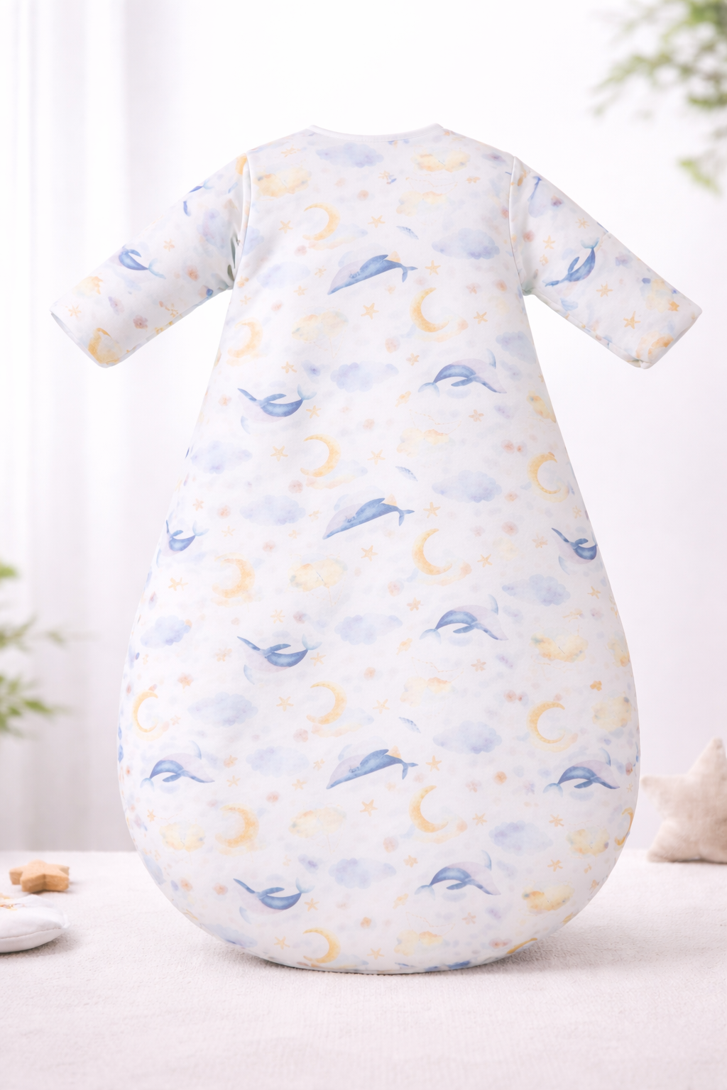 Gigoteuse d'hiver motif baleine