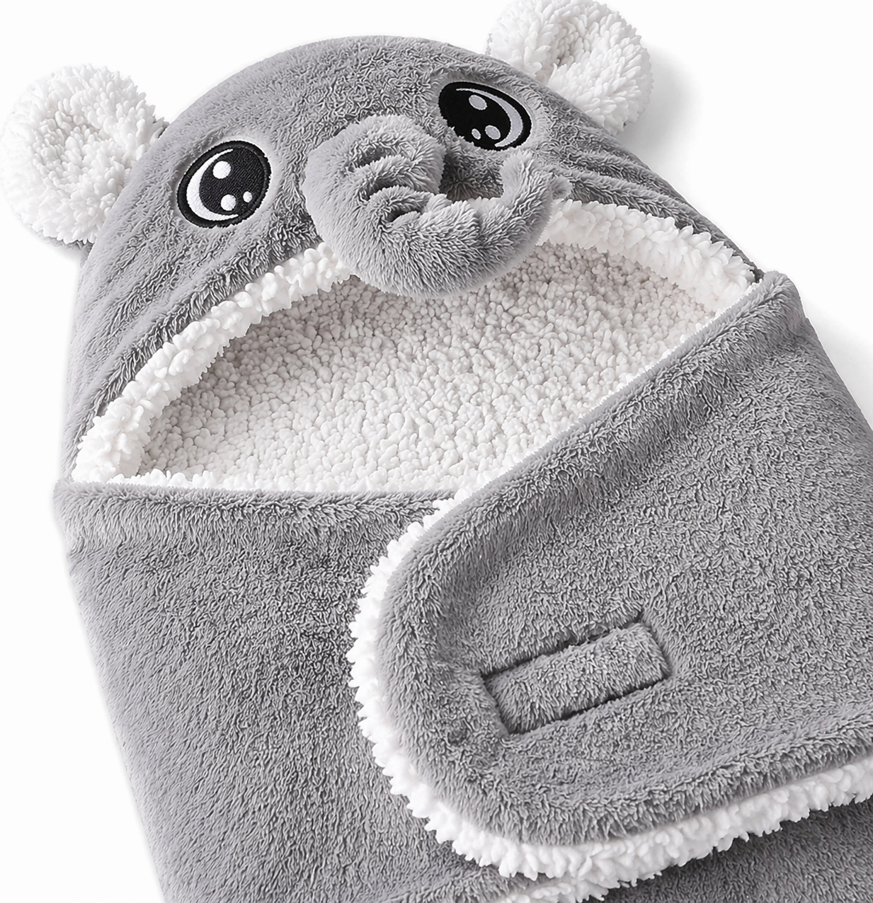 Gigoteuse douce et chaude pour bébé - Gray Elephant