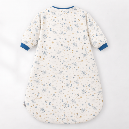 Gigoteuse bébé en gaze de coton bleu espace