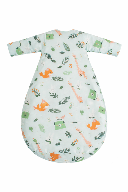 Gigoteuse d'hiver motif ours vert