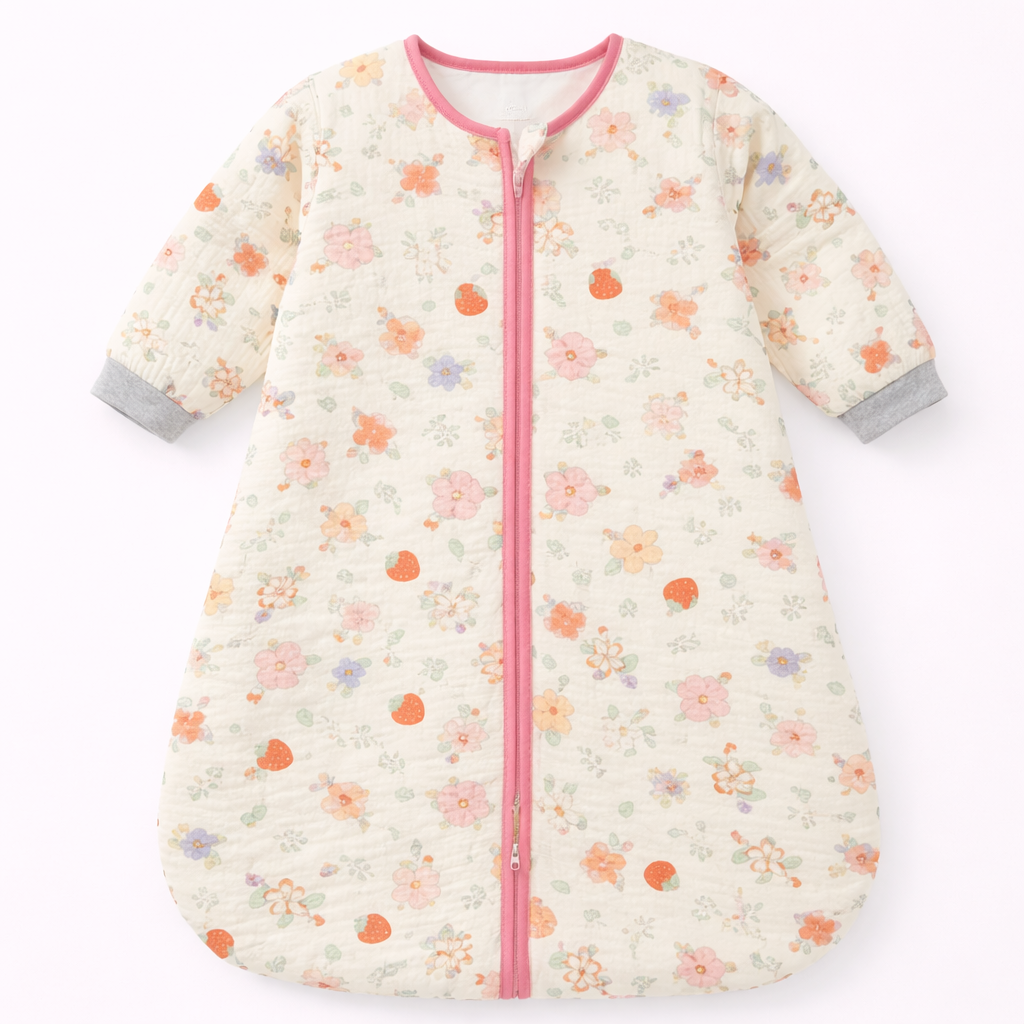 Gigoteuse bébé en gaze de coton - Strawberry