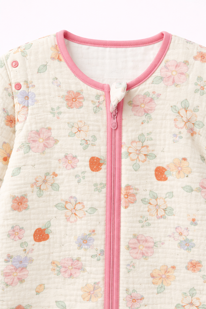 Gigoteuse bébé en gaze de coton - Strawberry